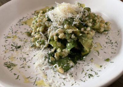 Risotto mit Dill und Zucchini